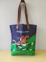 Polo Ralph Lauren Equestrian-Print Canvas Shopper Tote Free Shipping FTP... - $103.95