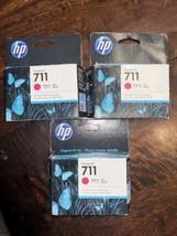 HP 711 HP Bright Ink Cartridge CZ131A - Magenta - 3PK EXP  (1) 3/24 &amp; (2... - $11.87