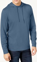 $39 Club Room Men s Jersey Hooded Shirt, Wedgewood Blue, Large - $17.81