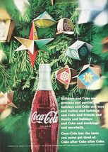 Vintage 1967 Coca-Cola Coke Christmas Tree Full Page Color Ad 1221 - £5.20 GBP