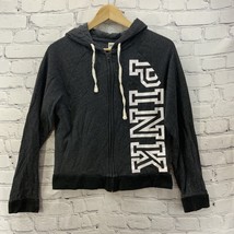 Victorias Secret Pink Womens Hoodie Gray Sz XS - £14.27 GBP