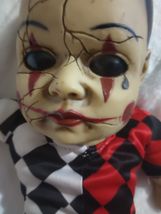 Halloween Talking Creepy Hellequin Clown Doll Haunted House Pro - £24.17 GBP