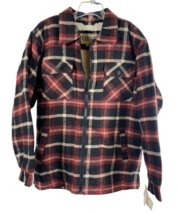 Vintage Flannel Shacket Shirt Jacket Barn Chore Sherpa Gorpcore Country ... - $79.69