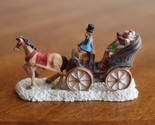 Mercuries USA Horse Carriage Figurine Christmas Village 1994 Gifts Ride ... - £7.99 GBP