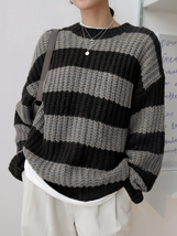 LookTimeLife Two Tone Drop Shoulder Sweater - $26.93+