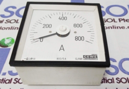 CEWE CLR 96 Ampere Analog Panel Meter 800/5A CLR96 CEWE Instrument - $209.04