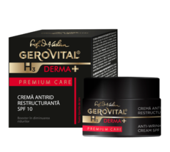 Gerovital H3 Derma Premium Care Restructuring Anti-Wrinkle Cream SPF 10, 50ml - £33.66 GBP