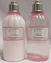 L’Occitane  Rose Body Lotion &amp; Shower Gel 8.4 Oz. Each  - £41.65 GBP
