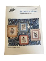 Candamar Designs Something Special St. Dennis Mimes Clowns Cross Stitch Leaflet - £3.90 GBP