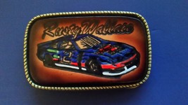 RUSTY WALLACE &quot;VINTAGE&quot; #2 Leather buckle - USA - $11.88