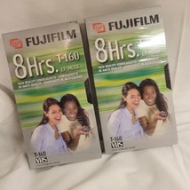 Fujifilm T-160 VHS Tape 8 Hours Lot Of 2 New and sealed - £8.84 GBP
