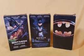 Vintage Batman VHS Lot 3 Movies, Batman, Returns, Forever - £10.47 GBP