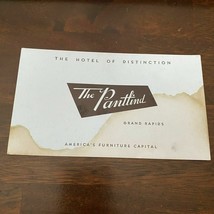 Pantlind Hotel Grand Rapids Michigan Furniture Vintage Advertising Blotter - $12.42 CAD