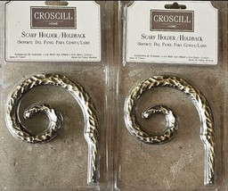 Get 2 CROSCILL HOME FASHIONS Scarf Holder / Holdback Brand NEW + FREE SH... - $27.07