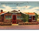 Petrified Forest Headquarters Badlands North Dakota ND Linen Postcard W6 - $2.92