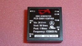 Ring Generator 24V Frequency 17/20/25 Hz PCR-SIN01V24F00A Powerdsine 7-PIN New - £20.32 GBP