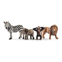 Schleich Wild Life, Animal Figurines, 4-Piece Toy Animals Gift Set for K... - £23.59 GBP