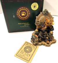 Boyds Bears Prince Hamalot 1993 Bear On Throne Figurine - £19.39 GBP