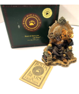 Boyds Bears PRINCE HAMALOT 1993 Bear ON Throne Figurine - €21,57 EUR