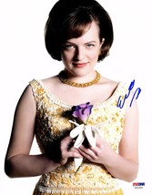ELISABETH MOSS Autograph SIGNED 8x10 MAD MEN PHOTO PEGGY OLSON PSA/DNA C... - $99.99