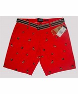 Raw Yarn PUG Dogs Wearing Caps ($$$) &amp; Glasses Red Mens Shorts w/Belt $6... - $39.99