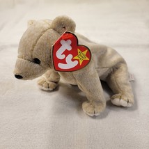 TY Beanie Baby Almond the Beige Bear - Beige ~ Very Good Collectable Con... - £340.17 GBP