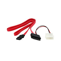 STARTECH.COM SLSATAF36 36IN SLIMLINE SATA TO SATA CABLE - £31.37 GBP