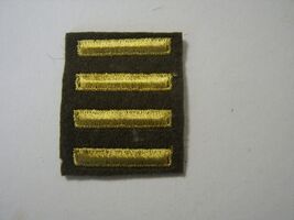 WW2 US ARMY OVERSEAS SERVICE BARS 4 BARS 2 YEAR SERVICE UNUSED NOS KY21-1 - $5.94