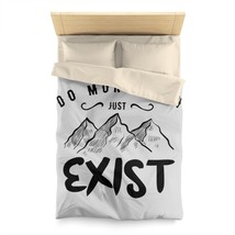 Microfiber Duvet Cover - Do More Than Just Exist Mountain Silhouette Print - £73.00 GBP+
