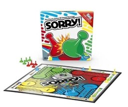 SORRY! GAME , INCLUDES COLORING AND ACTIVITY SHEET FOR KIDS ,CLASSIC FAM... - $11.86