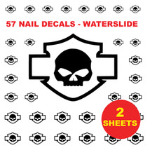 Harley Davidson Nail Stickers - £11.69 GBP