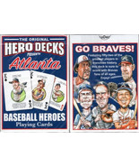 Atlanta Braves Baseball Heroes The Original Hero Deck Playing Cards Fan ... - $21.50 CAD