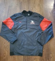 Rhodes Lynx  College Memphis TN Pullover 1/4 Zip Nike Jacket SZ M. Wind breaker - £18.68 GBP