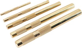 5 Brass Drift Punch Set, Hand Tool Punches Tools For Home Use, Mai 04525... - $45.97