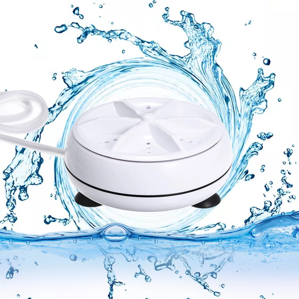  portable personal rotating washer adjustable with usb cable convenient for travel home thumb200