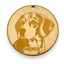 Ornament - Beagle Dog Raw Wood (Personalized) - £11.73 GBP+