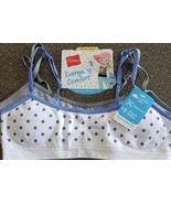 Two (2) Hanes Girls Bras ~ Adjustable Straps with Modesty Pads SMALL 6-6... - $21.04 CAD