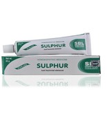 SULPHUR 10% OINTMENT For Acne, Eczema, Mites, Scabies, Blackheads 25g - £7.64 GBP