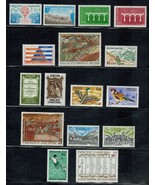 FR. ANDORRA SC # 321 // 348 (16) MNH complete sets &amp; singles (1984-1986)... - $25.30 CAD