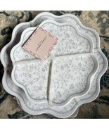 Set 8 LAURA ASHLEY Dinner &amp; Salad Plates Grn Chinoiserie Floral MELAMINE... - $912.02 MXN
