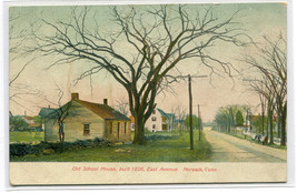 Old School House East Avenue Norwalk Connecticut 1907c postcard - £6.03 GBP