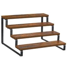 Spice Rack, 4-Tier Step Shelf Countertop Spice Storage Holder, Spice Rack Organi - $39.99