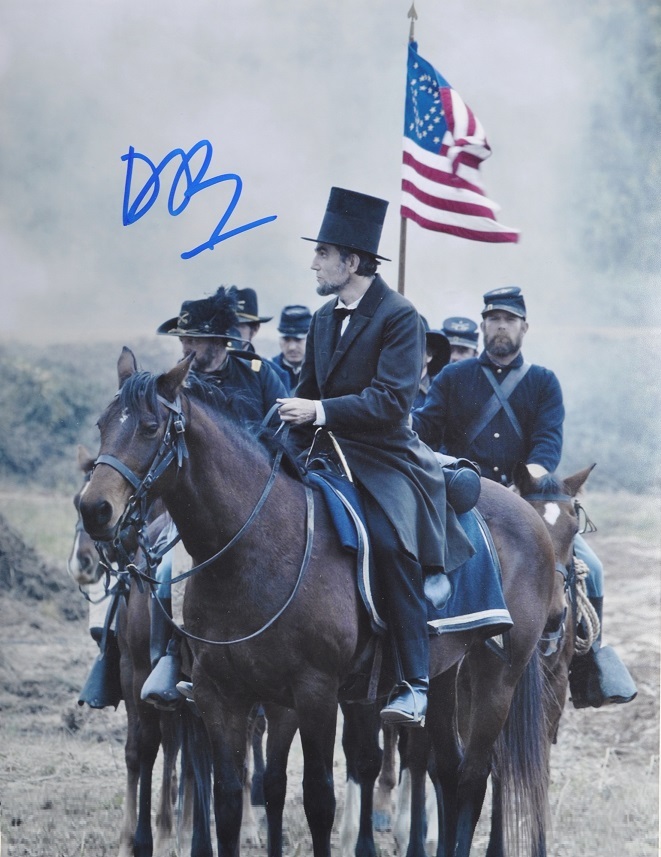 Primary image for DANIEL DAY-LEWIS SIGNED PHOTO - Abraham Lincoln - In The Name Of The Father wCOA