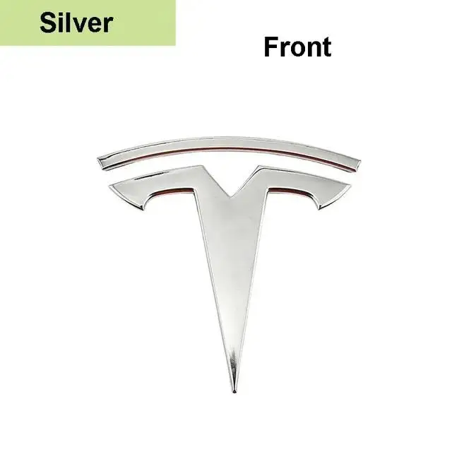 ABS Car Front Hood Bonnet Emblem Cover Sticker for Tesla Logo Model 3 Mode S Mod - £21.97 GBP
