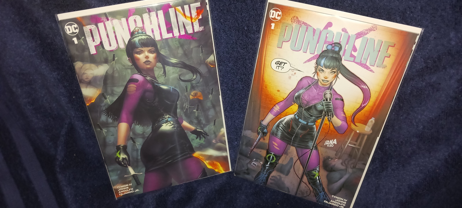 2)DC 2020 #1 PUNCHLINE TRADE VARIANTS / BATMAN 9.0+ W,/C.S&amp;H/ OUTSTANDIN... - $24.99