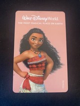 Walt Disney World 50th Anniversary &amp; Theme Park Card MOANA Empty Card - $6.79