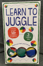 Learn to Juggle Set with Instructional Book and 3 Juggling Balls New Fun for All - £8.58 GBP