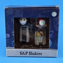 Nightmare Before Christmas Salt &amp; Pepper Shakers Jack &amp; Sally Kiss NIB Westland - $18.60