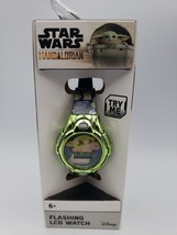 Brand New Kids Star Wars Mandalorian Flashing LCD Watch Free Shipping E3 - £8.69 GBP