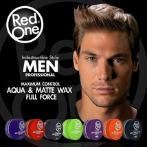 Red One Aqua Hair Wax and Gel full force Platinium 150ml 5 fl.oz. (ALL COLOR) - £9.07 GBP+
